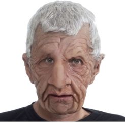 ZagOne Size Studios Coach Old Man Latex Adult Costume Mask One Size