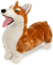 Melissa Doug Lifelike Plush Corgi Dog Stuffed Animal