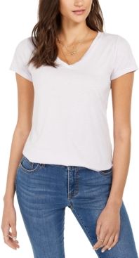 Burnout V-Neck T-Shirt, Created for Macy's