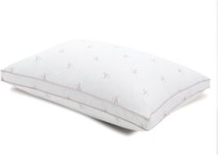 Monogram Logo Firm Support Cotton Pillow, King