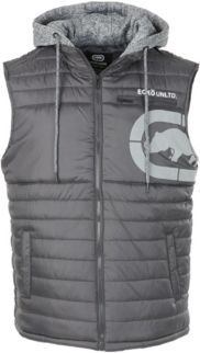 Diamond Quilted Hooded Vest