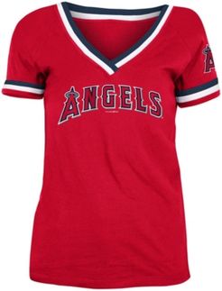 Los Angeles Angels Women's Contrast Binding T-Shirt