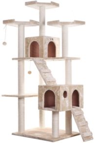 Multi-Level Cat Tree Large Cat Play Furniture with Sratchhing Posts, Large Playforms
