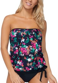 Dahlia Floral Coral Gables Printed Tankini Top, Created for Macy's Women's Swimsuit