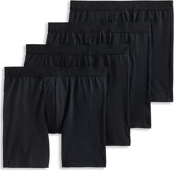 Flex 365 Cotton Stretch Boxer Brief - 4 Pack, Created for Macy's