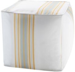 Newport Stripe Scotchgard Outdoor Pouf