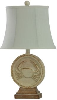 Whitestone Point Crab Table Lamp