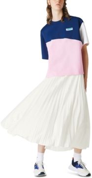 Classic Midi Pleated A-Line Skirt