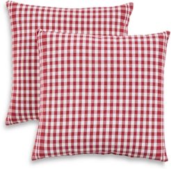 Small World Home18x18 Gingham 2 pack