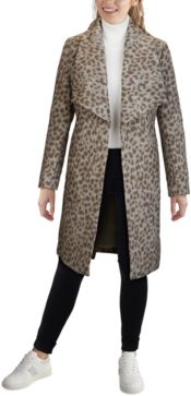 Leopard Wrap Coat