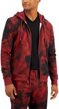 Inc Men's Chartered Printed Hoodie, Created for Macy's