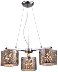 Abigail 10" 3-Light Indoor Pendant Lamp with Light Kit