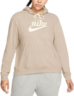 Plus Size Gym Vintage Hoodie