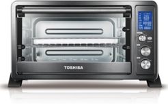 AC25CEW-chbs Digital Convection Toaster Oven, Black Stainless