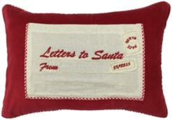 Closeout! Letters to Santa 14" x 20" Decorative Pillow, Created For Macy's Bedding