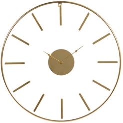 Large Round Stainless Steel Modern Wall Clock