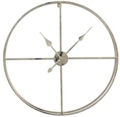 Modern Round Metal Floating Wall Clock