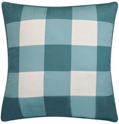 Edie@Home Outdoor Gingham Decorative Pillow, 20" x 20"