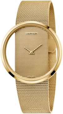 Swiss Glam Gold-Tone Pvd Stainless Steel Mesh Bracelet Watch 42mm