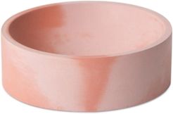 Marbled Concrete 4" Catch All Tray, Pink & Coral