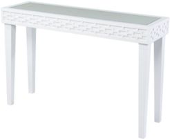 Pertenhall Glass Top Console Table