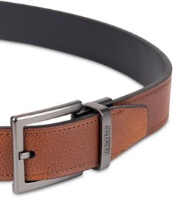Reversible Faux-Leather Belt