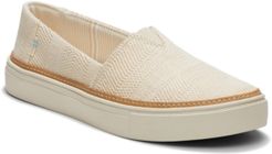 Textural Woven Parker Slip-On Sneakers Women's Shoes