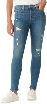 Ava Distressed Super Skinny Jeans