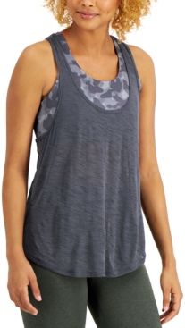 Camo Bra Tank Top, Created for Macy's