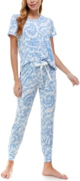 Luxe Short Sleeve Printed Loungewear Set