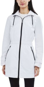 Hooded Water-Resistant Anorak Raincoat