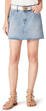 The Jenny Cotton Denim Mini Skirt