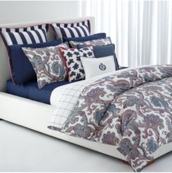 Carter 3-Pc. Reversible Paisley Full/Queen Duvet Set Bedding