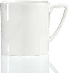 Dinnerware, Modern White Teacup