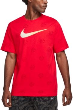 Swoosh Basketball Logo Graphic T-Shirt