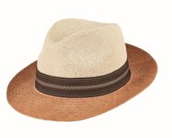 Cut and Sew Straw Fedora Hat