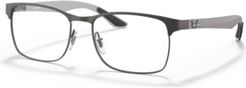 RX8416 Men's Square Eyeglasses