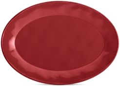 Cucina Cranberry Red Oval Platter