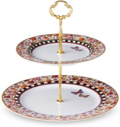Melli Mello Isabelle Floral Collection 2-Tier Server, Exclusively available at Macy's