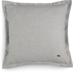 Closeout! Lacoste Home Blue Albe Square Decorative Pillow, Created for Macy's Bedding