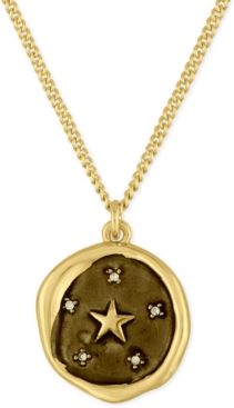 Gold-Tone Star Pendant Necklace