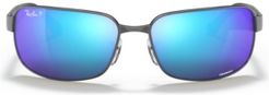 Polarized Sunglasses, RB3566 Chromance