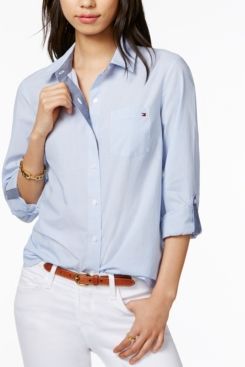 Cotton Pinstripe Shirt