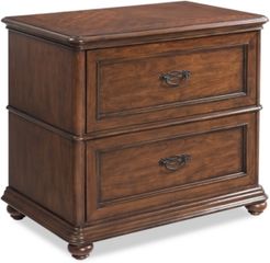 Clinton Hill Cherry Home Office Lateral File Cabinet