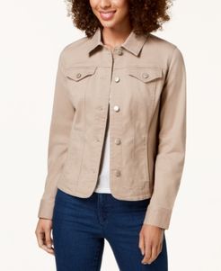 Petite Denim Jacket, Created for Macy's