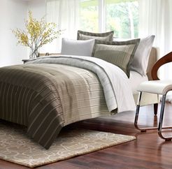 Ombre Stripe 8-piece Bed-In-Bag, Twin Bedding