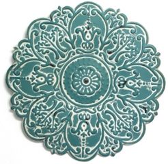 Small Blue Medallion Wall Decor