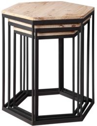 Layton Set of 3 Nesting Sextagon Tables