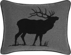 Elk Charcoal Breakfast Pillow
