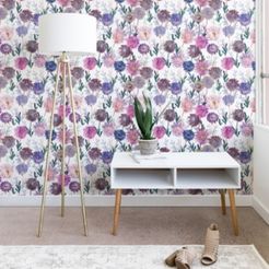 Schatzi Brown Gillian Floral White 2'x8' Wallpaper